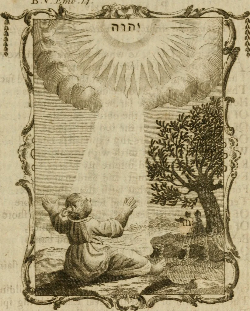 An illustration from Emblems divine and moral ; together with Hieroglyphics of the life of man, 1777, leaf 388