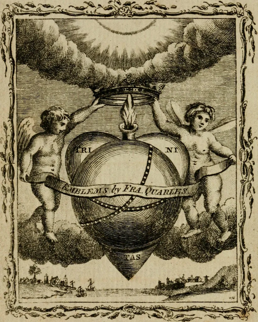 An illustration from Emblems divine and moral ; together with Hieroglyphics of the life of man, 1777, leaf 5