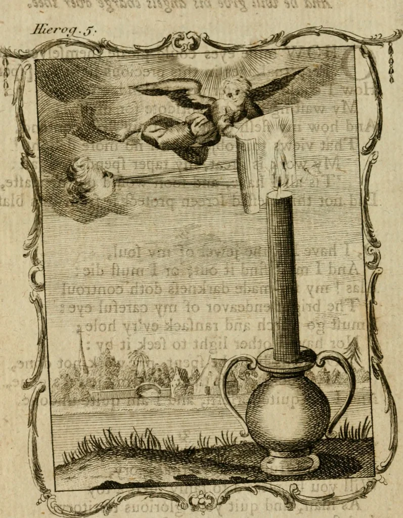 An illustration from Emblems divine and moral ; together with Hieroglyphics of the life of man, 1777, leaf 31