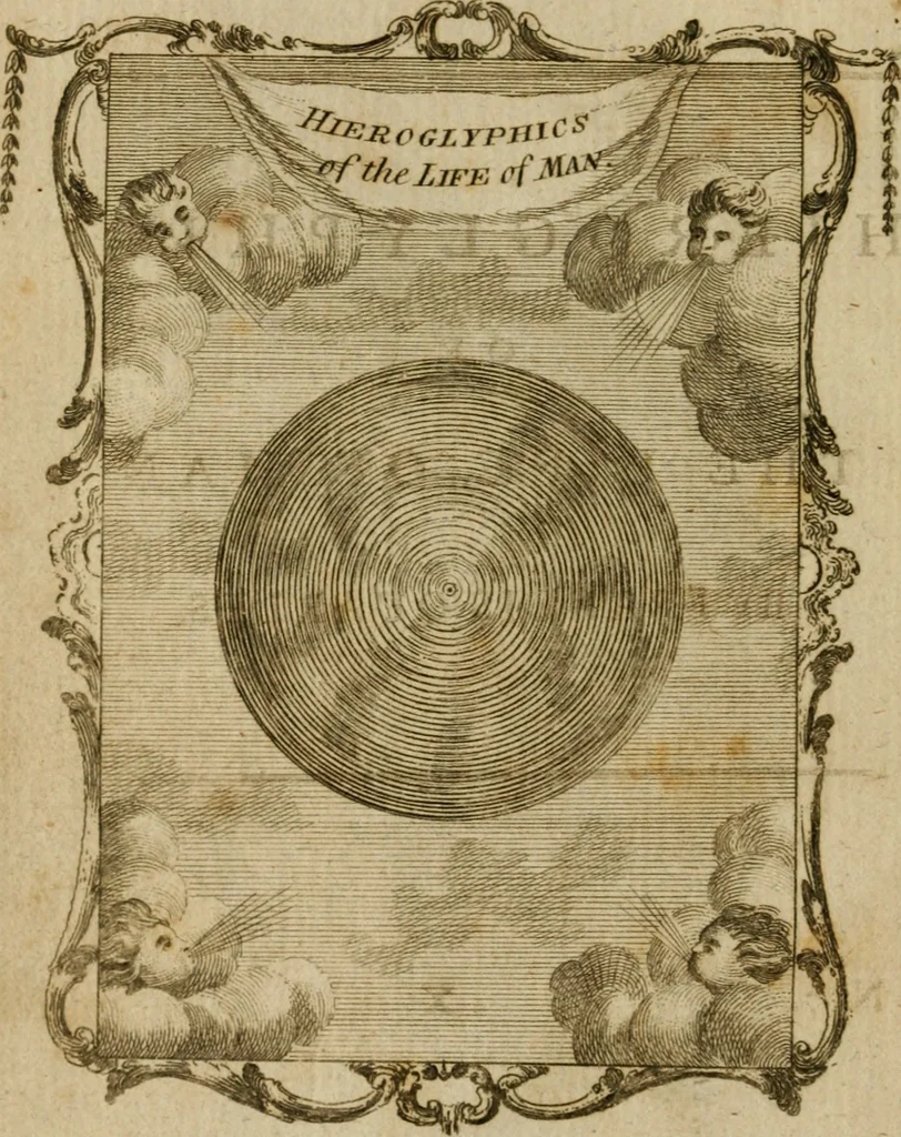 An illustration from Emblems divine and moral ; together with Hieroglyphics of the life of man, 1777, leaf 5