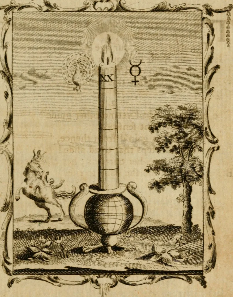 An illustration from Emblems divine and moral ; together with Hieroglyphics of the life of man, 1777, leaf 56