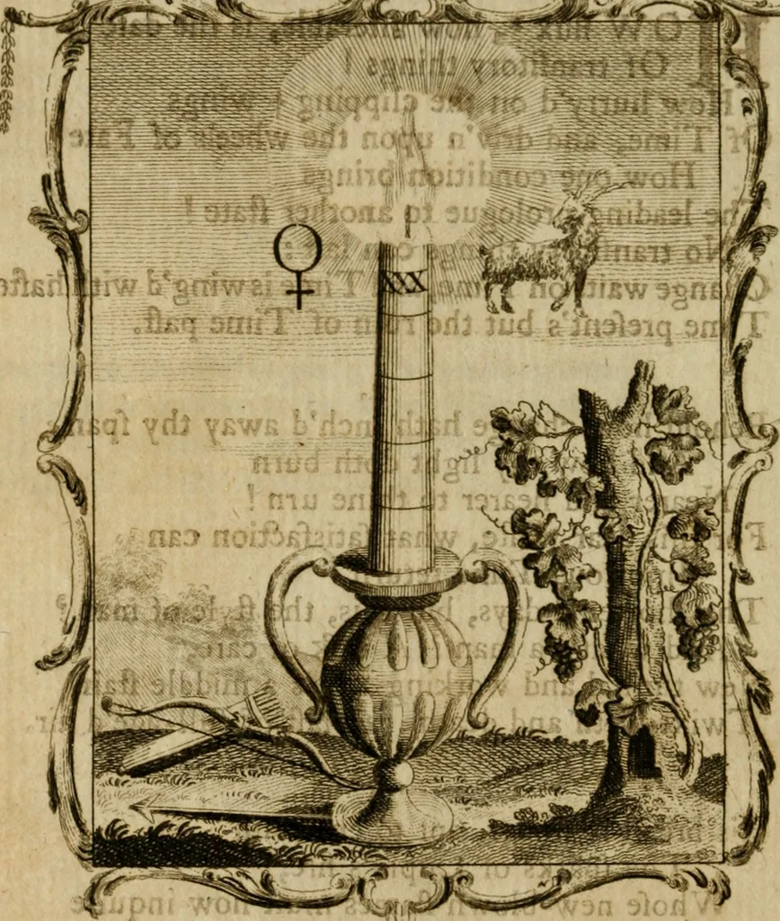 An illustration from Emblems divine and moral ; together with Hieroglyphics of the life of man, 1777, leaf 61