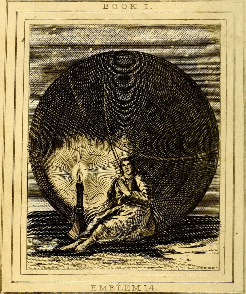 An illustration from Emblems, divine and moral, 1824, leaf 103