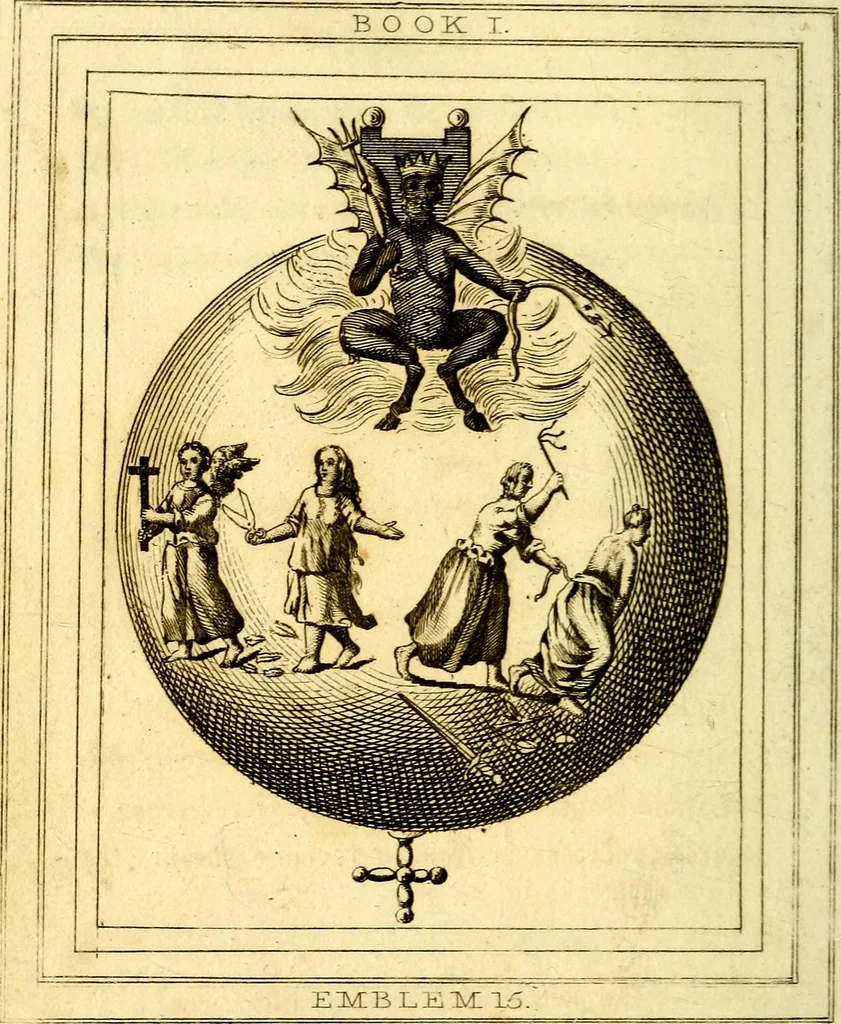 An illustration from Emblems, divine and moral, 1824, leaf 109