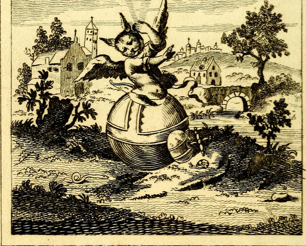 An illustration from Emblems, divine and moral, 1824, leaf 163
