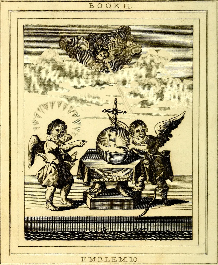 An illustration from Emblems, divine and moral, 1824, leaf 169