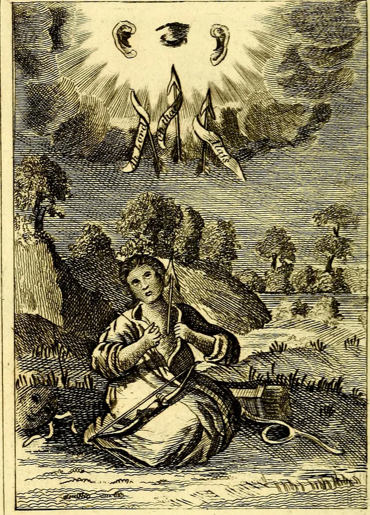 An illustration from Emblems, divine and moral, 1824, leaf 205