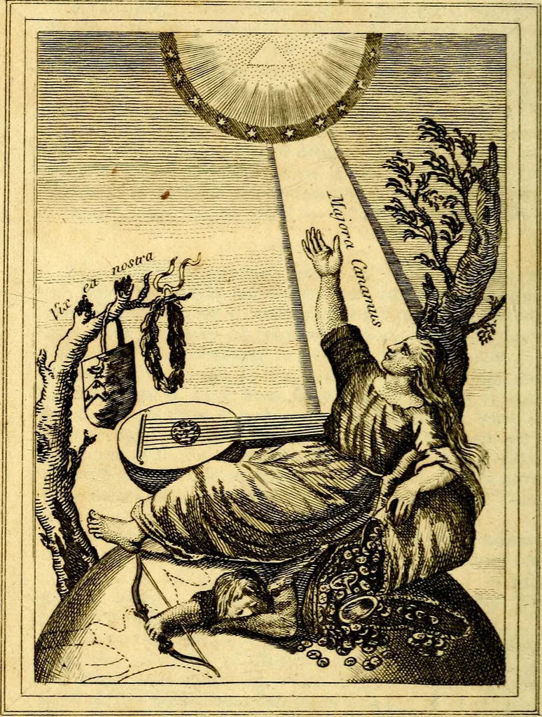 An illustration from Emblems, divine and moral, 1824, leaf 21