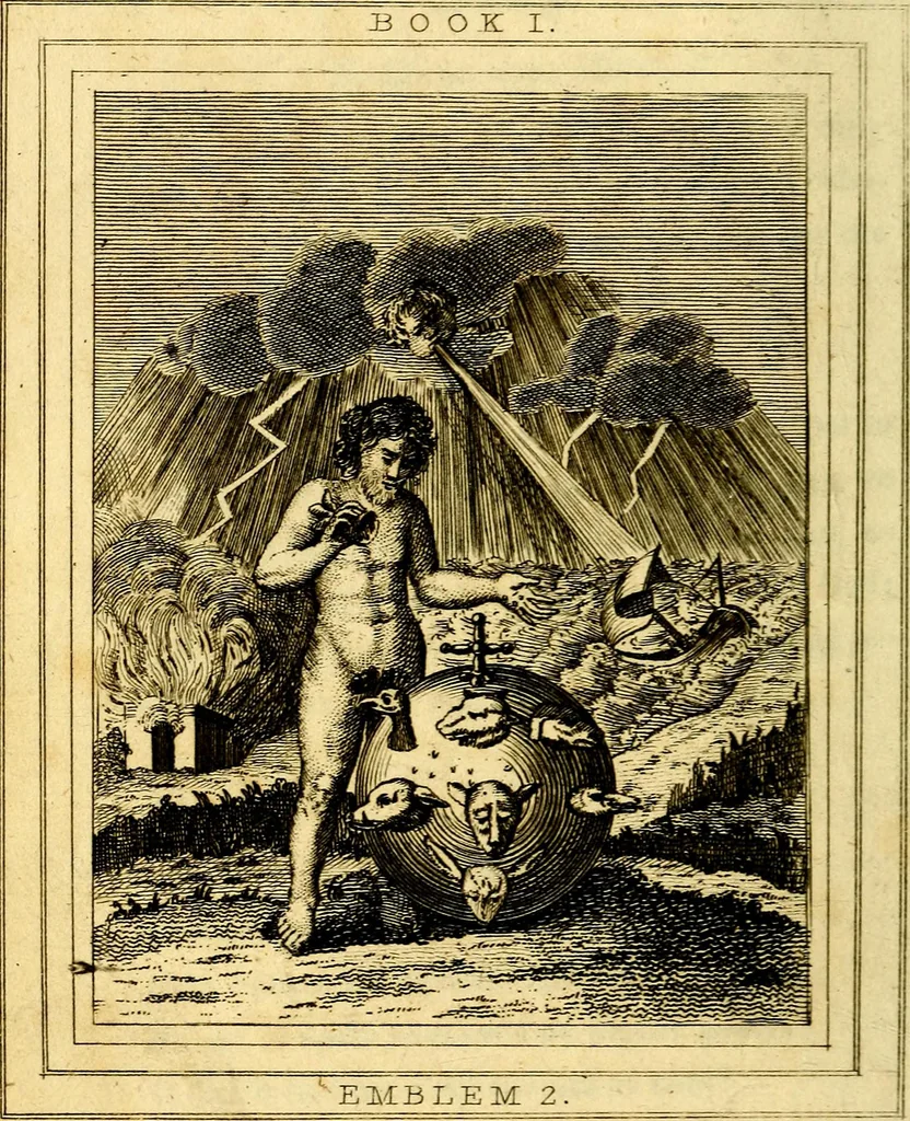 An illustration from Emblems, divine and moral, 1824, leaf 31