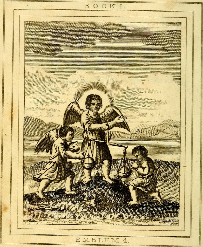 An illustration from Emblems, divine and moral, 1824, leaf 43