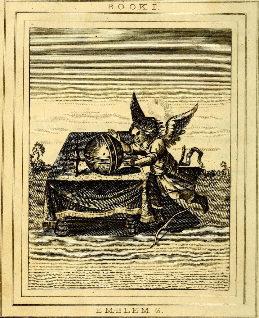 An illustration from Emblems, divine and moral, 1824, leaf 55