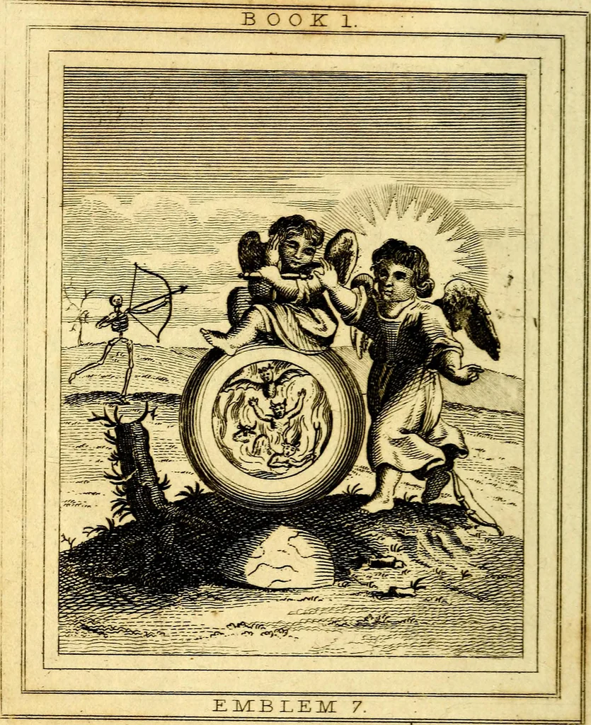 An illustration from Emblems, divine and moral, 1824, leaf 61