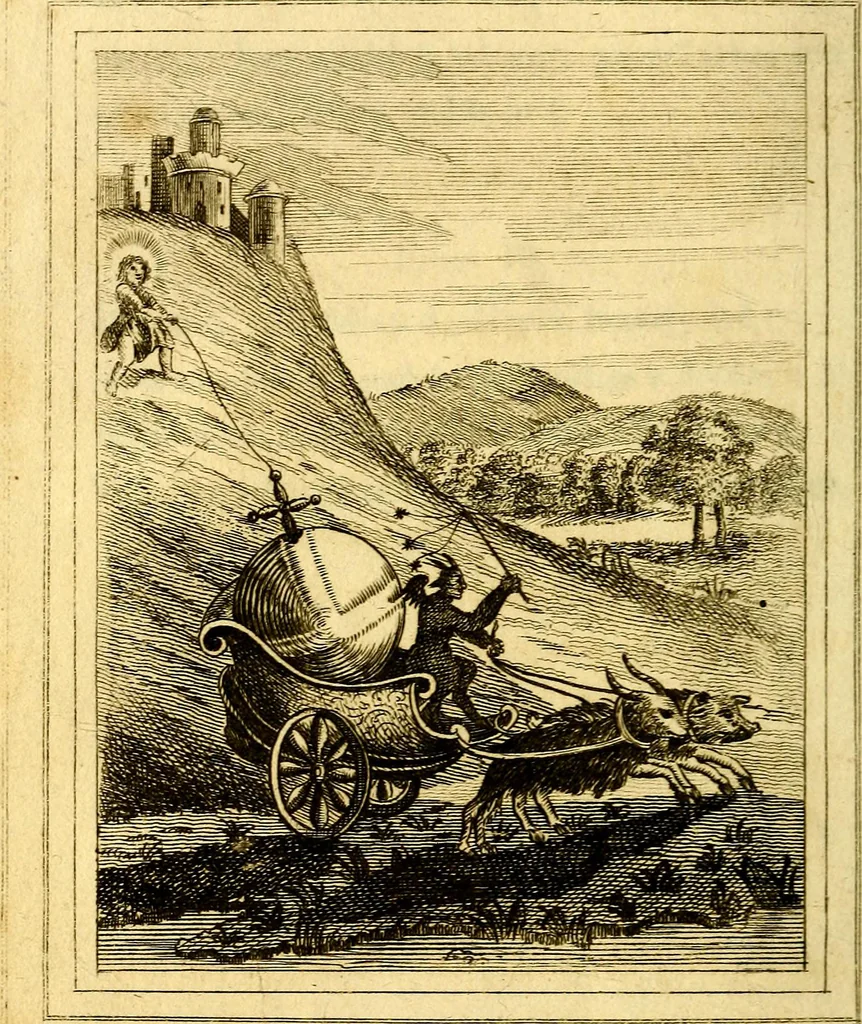 An illustration from Emblems, divine and moral, 1824, leaf 85