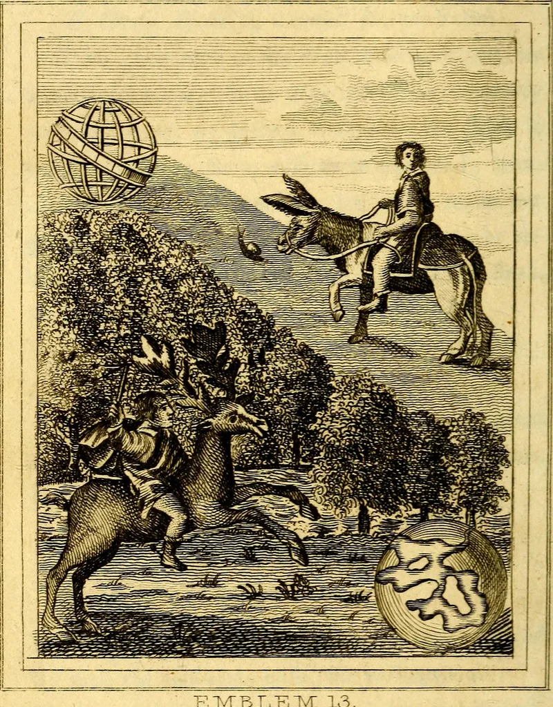 An illustration from Emblems, divine and moral, 1824, leaf 97