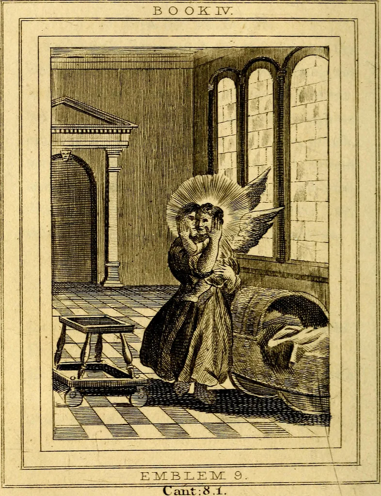 An illustration from Emblems, divine and moral, 1824, leaf 107