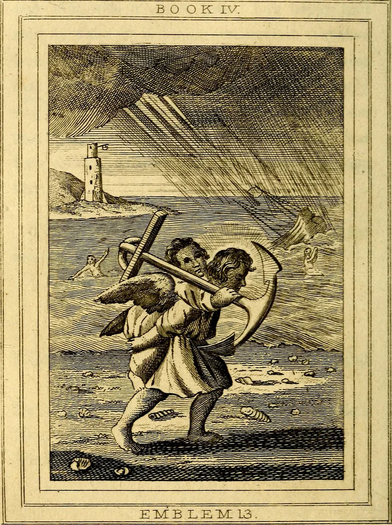 An illustration from Emblems, divine and moral, 1824, leaf 131
