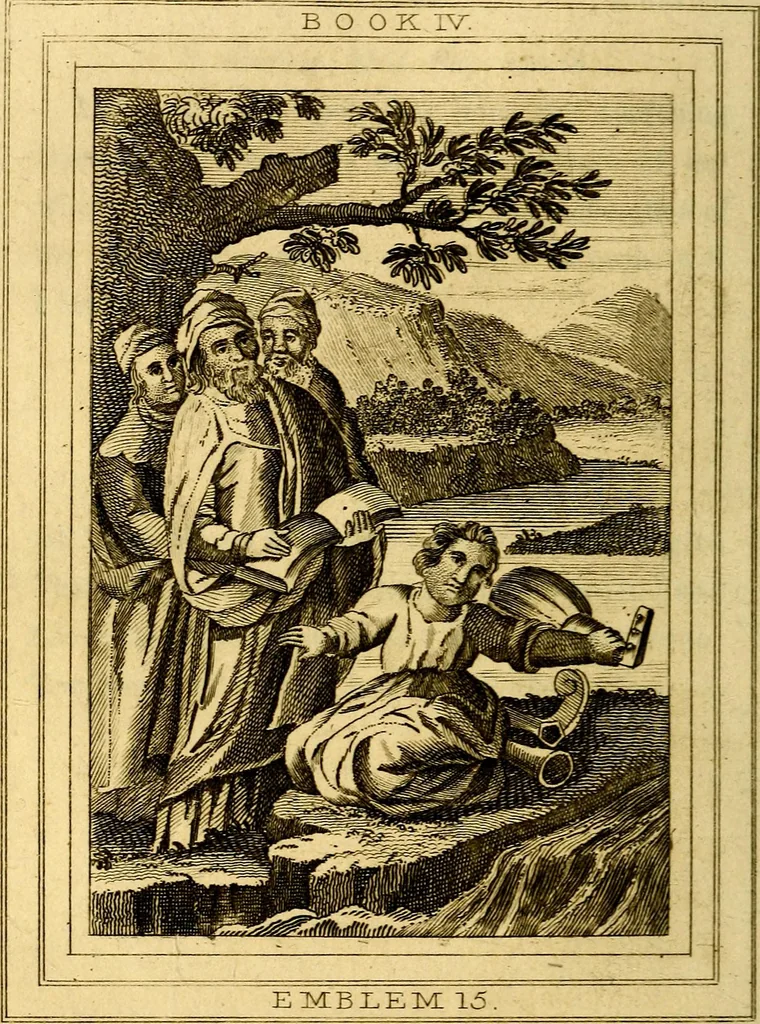 An illustration from Emblems, divine and moral, 1824, leaf 143