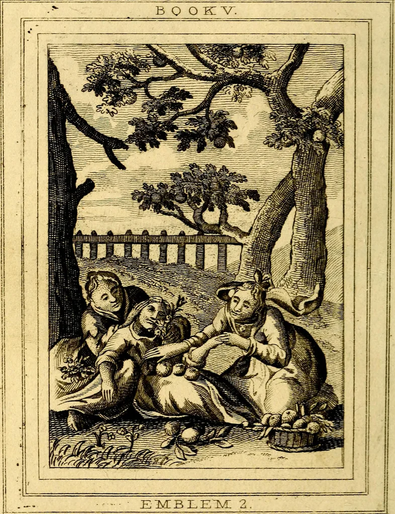 An illustration from Emblems, divine and moral, 1824, leaf 155