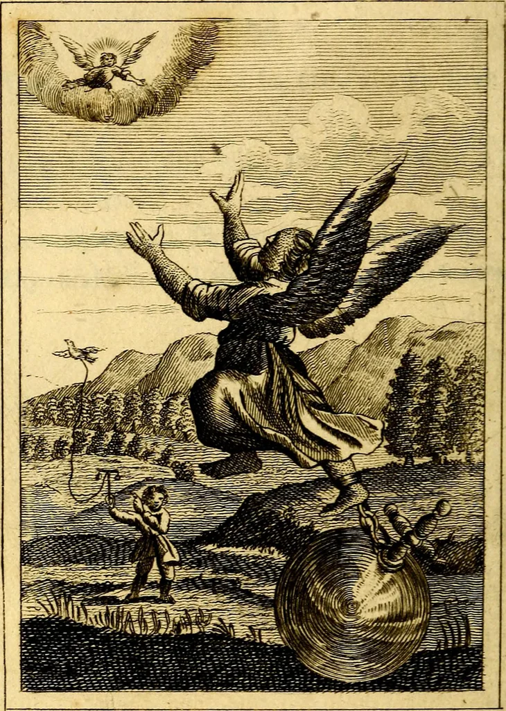 An illustration from Emblems, divine and moral, 1824, leaf 193