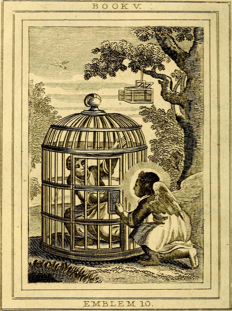 An illustration from Emblems, divine and moral, 1824, leaf 199