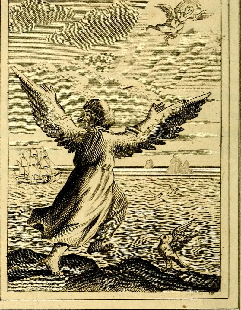 An illustration from Emblems, divine and moral, 1824, leaf 217