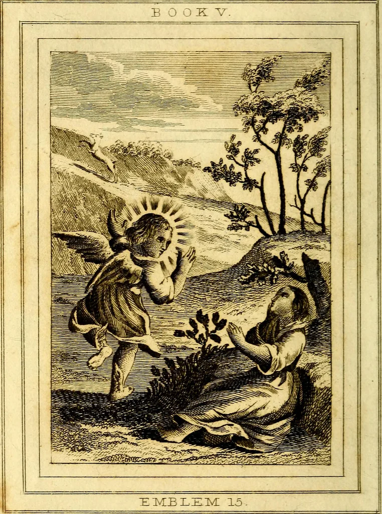 An illustration from Emblems, divine and moral, 1824, leaf 229