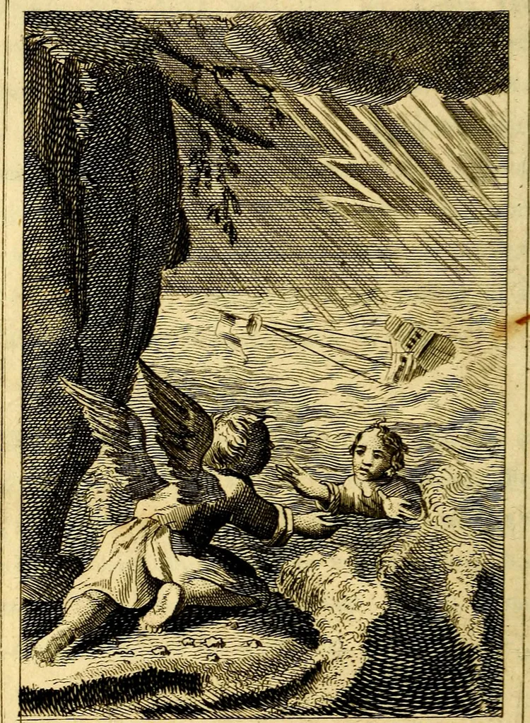 An illustration from Emblems, divine and moral, 1824, leaf 29