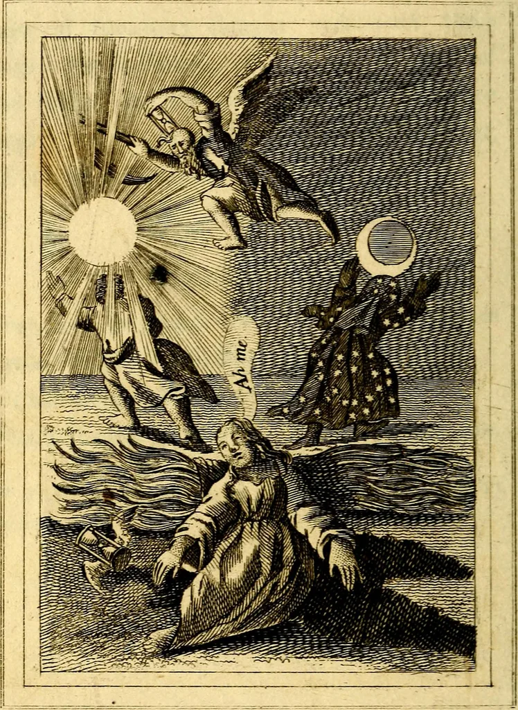 An illustration from Emblems, divine and moral, 1824, leaf 53