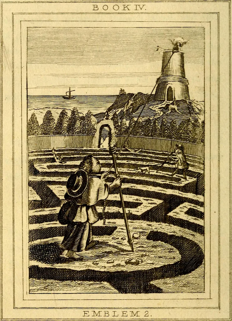 An illustration from Emblems, divine and moral, 1824, leaf 65