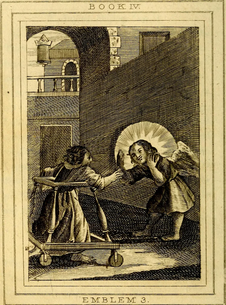 An illustration from Emblems, divine and moral, 1824, leaf 71