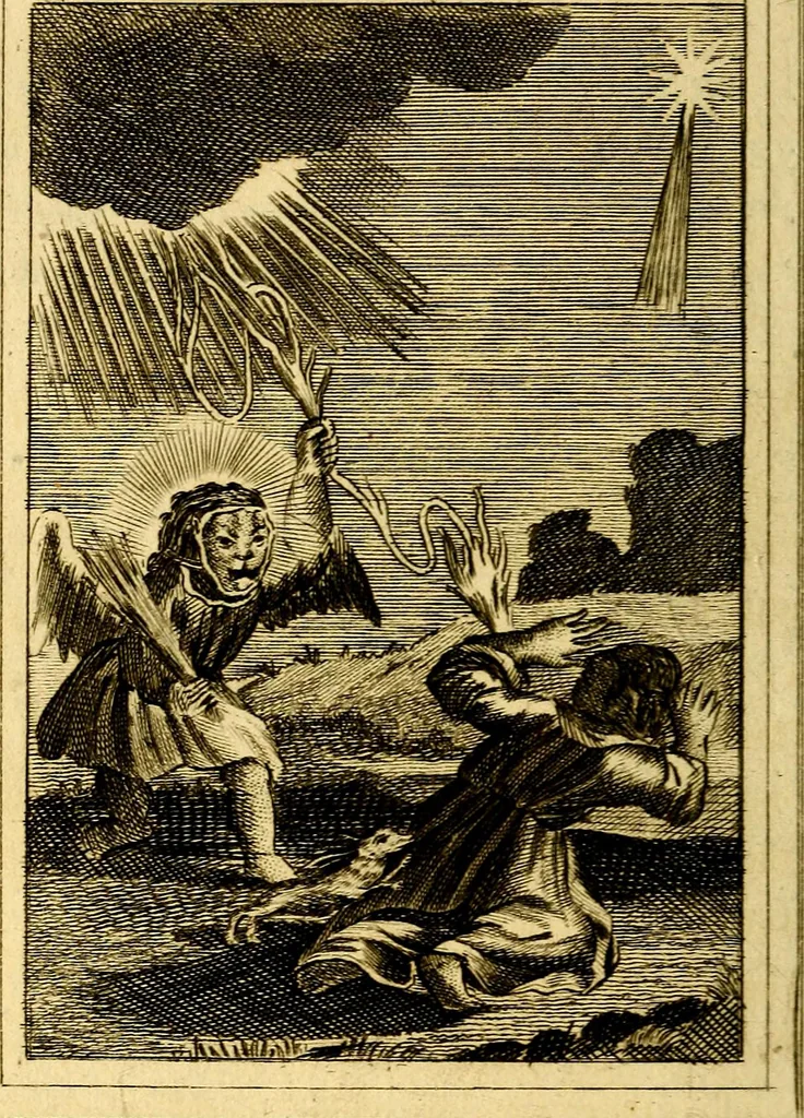 An illustration from Emblems, divine and moral, 1824, leaf 77