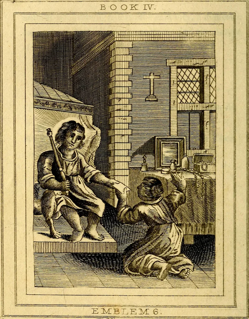 An illustration from Emblems, divine and moral, 1824, leaf 89
