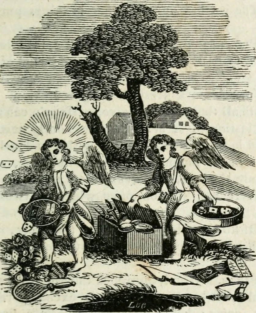 An illustration from Emblems, divine and moral, 1818, leaf 100