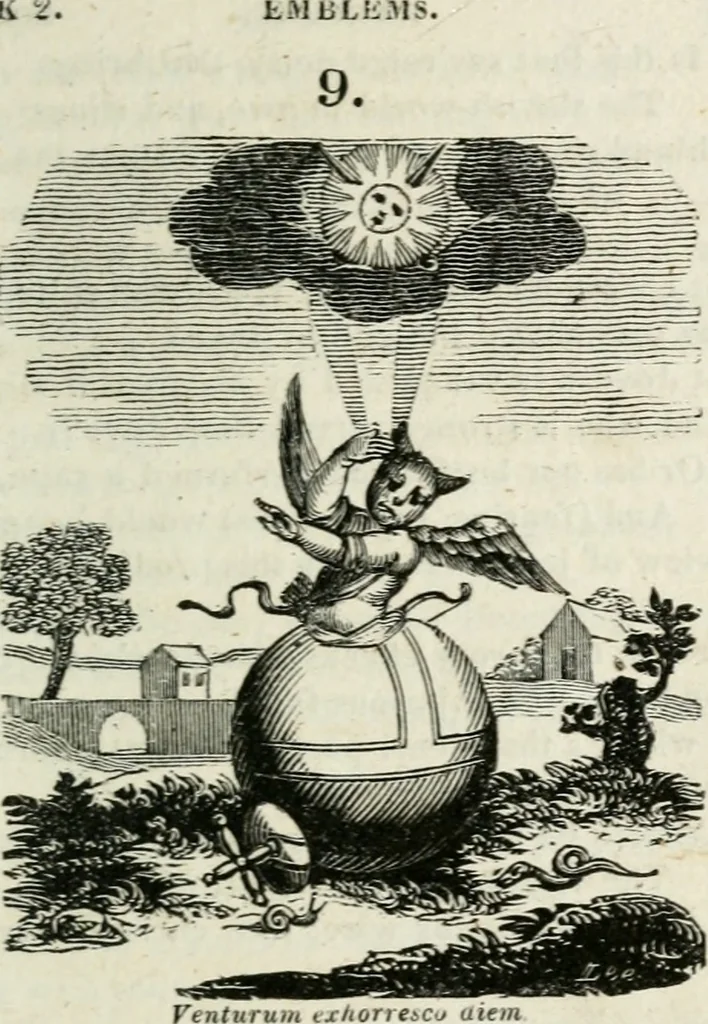 An illustration from Emblems, divine and moral, 1818, leaf 108