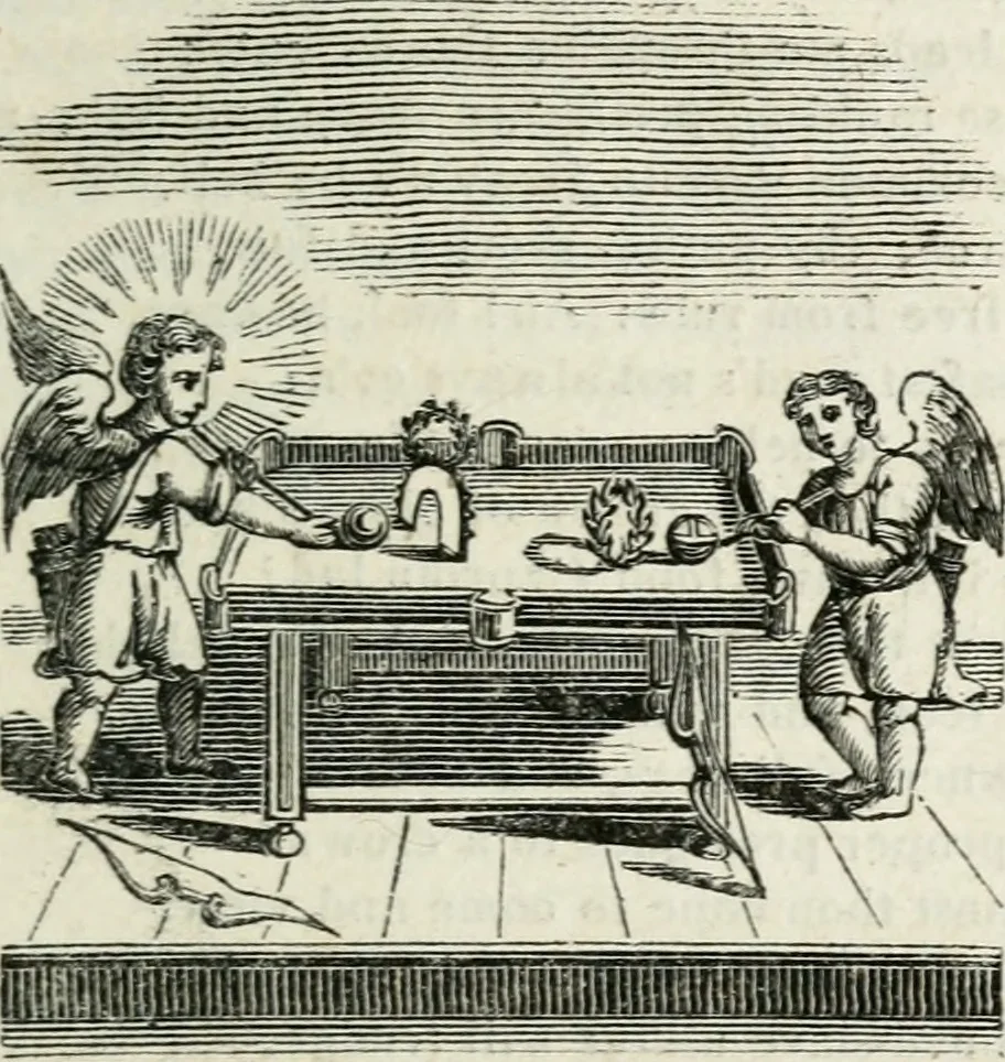 An illustration from Emblems, divine and moral, 1818, leaf 116