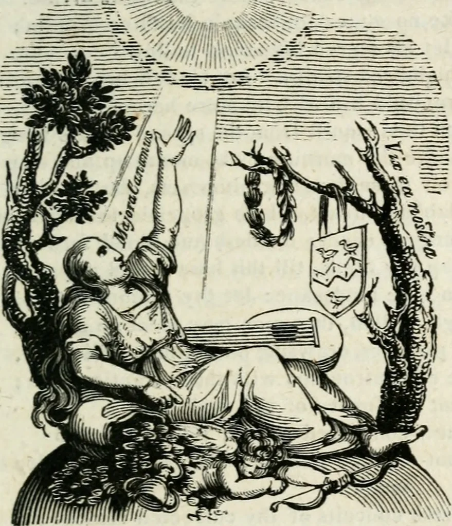 An illustration from Emblems, divine and moral, 1818, leaf 12