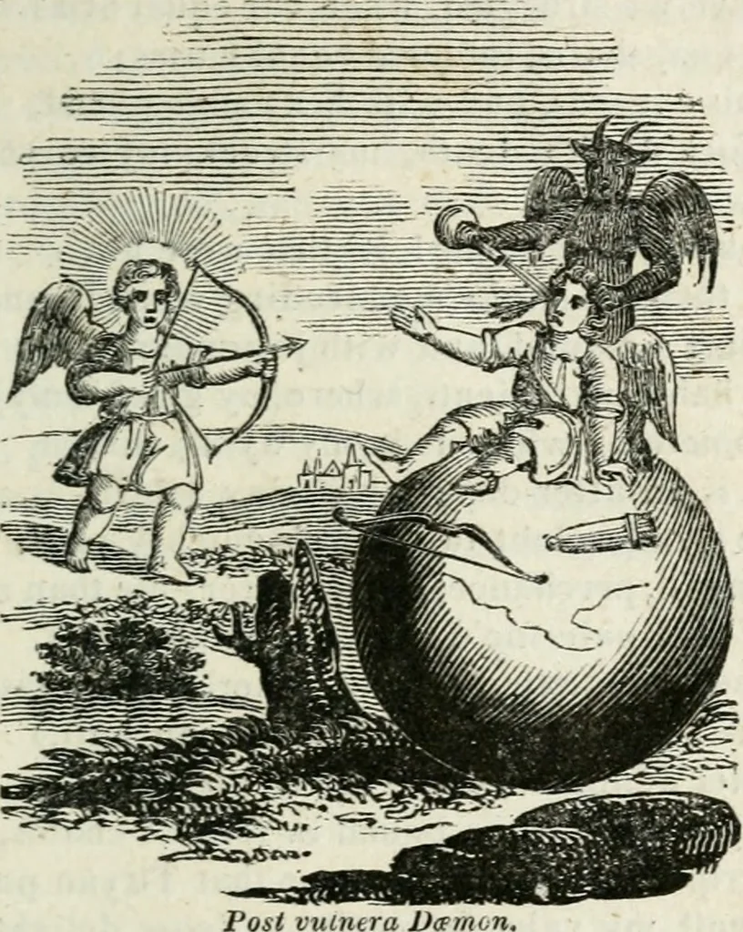 An illustration from Emblems, divine and moral, 1818, leaf 124