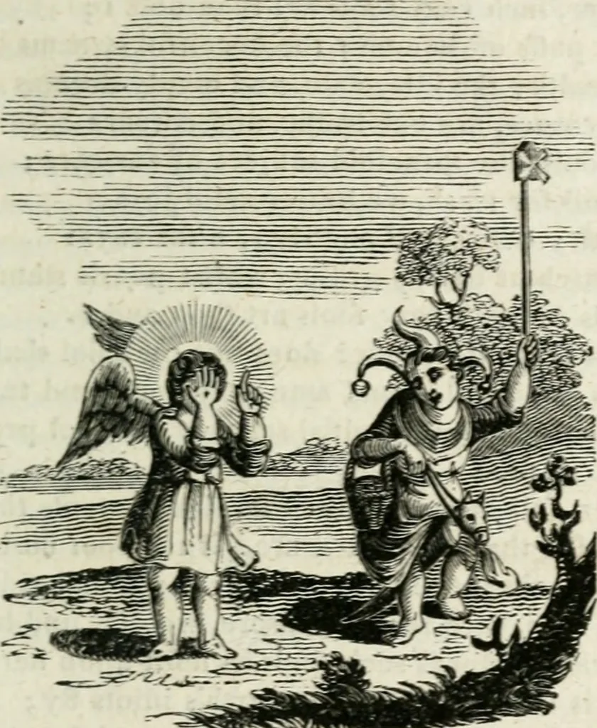 An illustration from Emblems, divine and moral, 1818, leaf 144