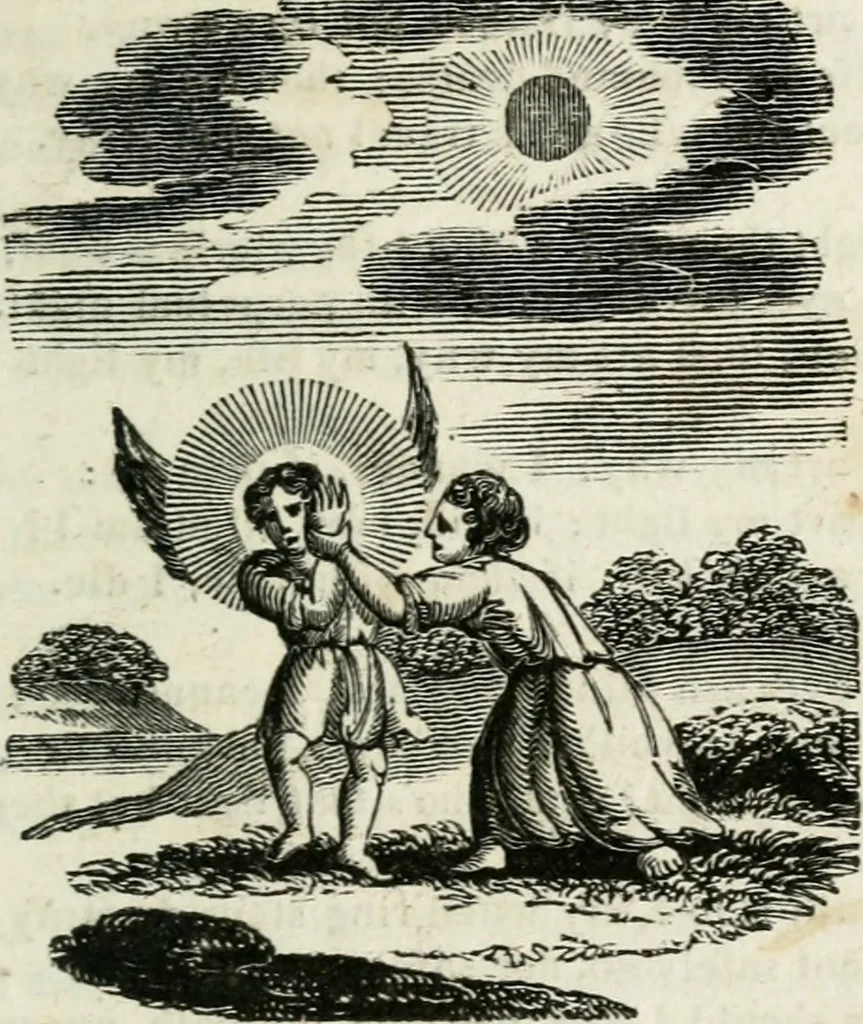 An illustration from Emblems, divine and moral, 1818, leaf 164