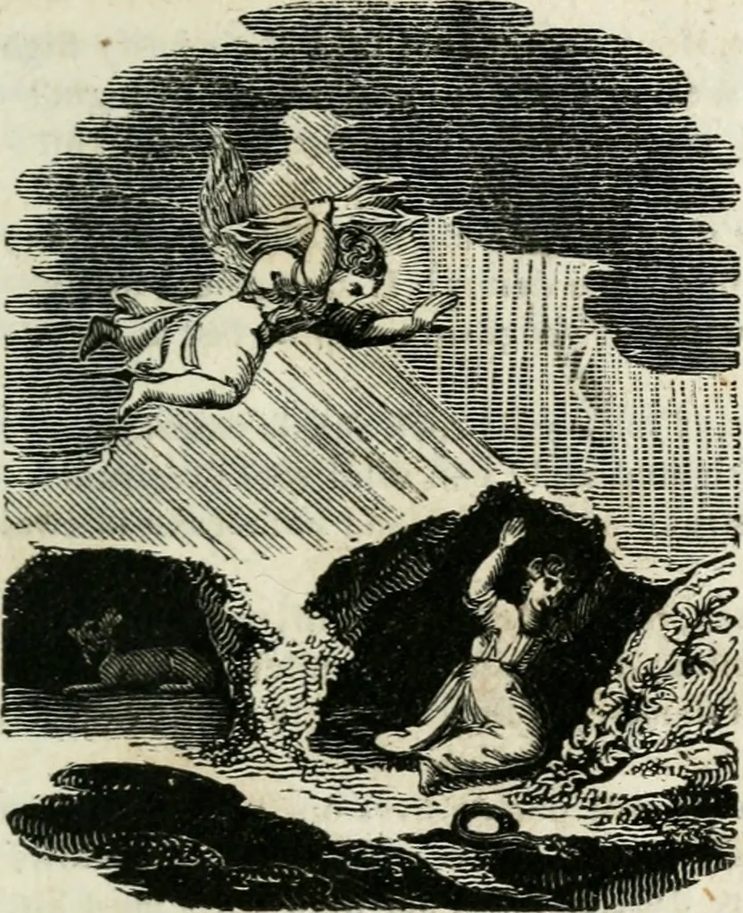 An illustration from Emblems, divine and moral, 1818, leaf 184