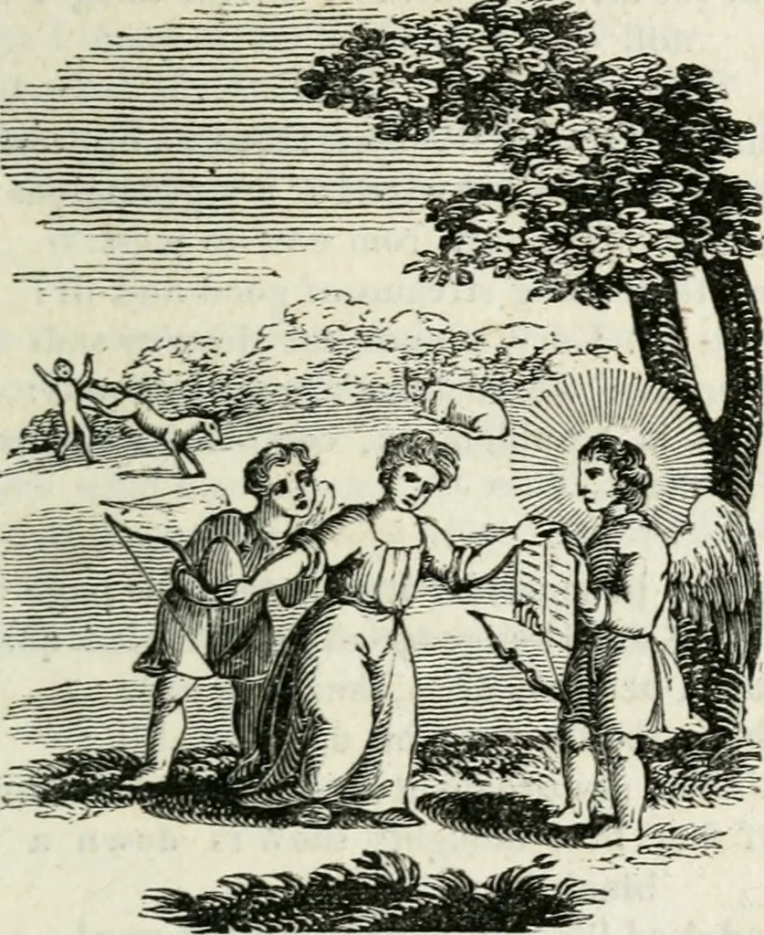 An illustration from Emblems, divine and moral, 1818, leaf 200
