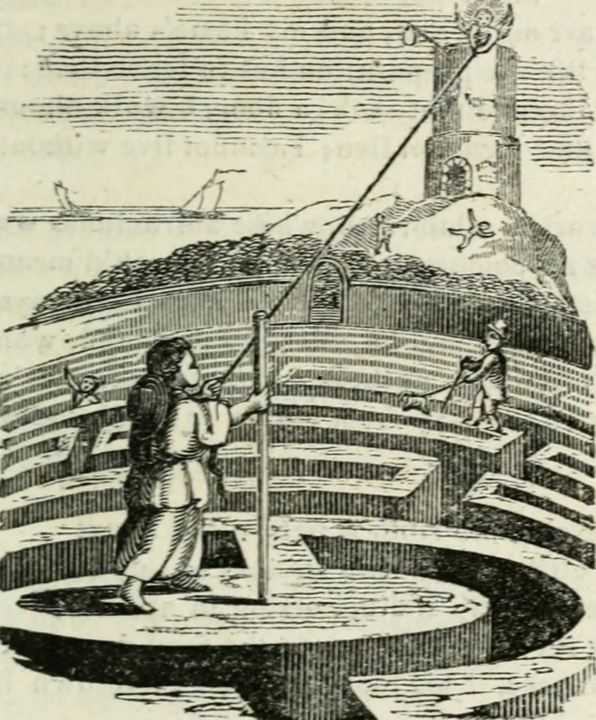 An illustration from Emblems, divine and moral, 1818, leaf 204