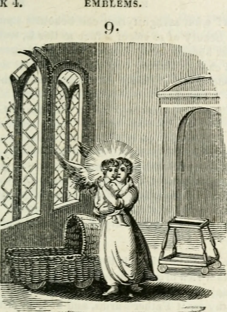 An illustration from Emblems, divine and moral, 1818, leaf 232