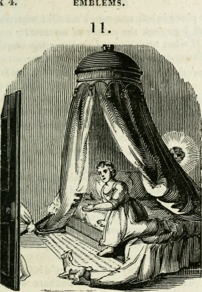 An illustration from Emblems, divine and moral, 1818, leaf 240