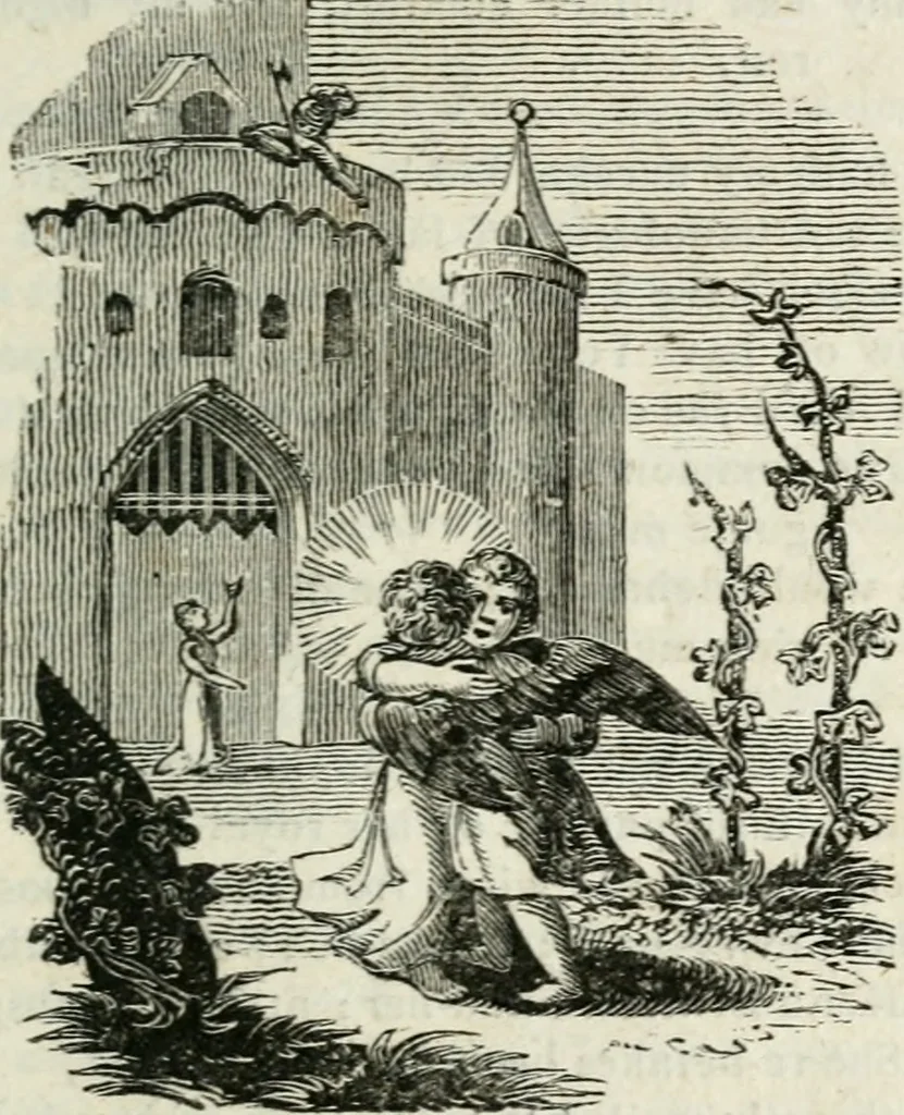 An illustration from Emblems, divine and moral, 1818, leaf 244