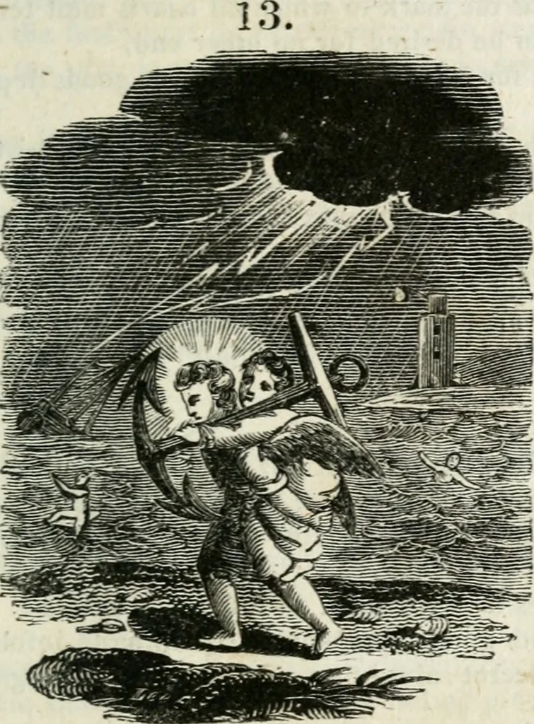 An illustration from Emblems, divine and moral, 1818, leaf 248