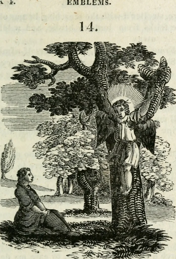 An illustration from Emblems, divine and moral, 1818, leaf 252