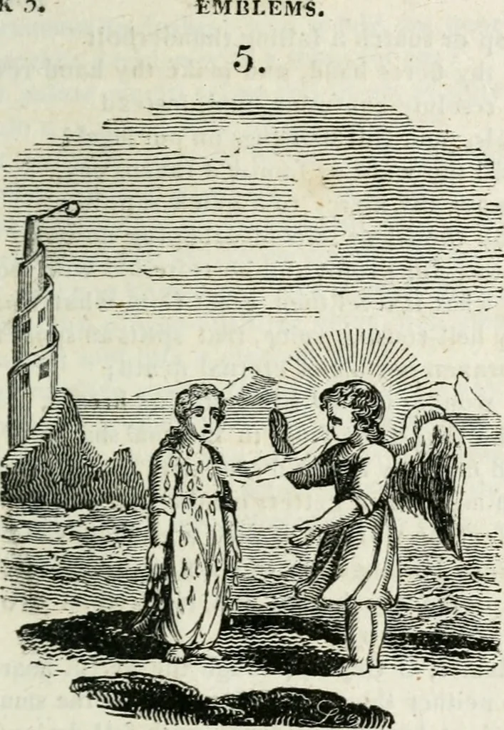 An illustration from Emblems, divine and moral, 1818, leaf 276