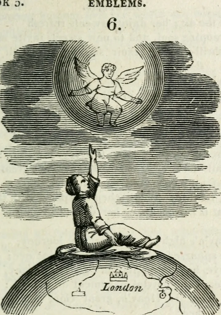 An illustration from Emblems, divine and moral, 1818, leaf 280