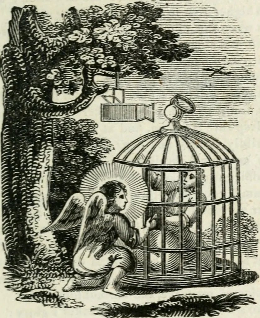 An illustration from Emblems, divine and moral, 1818, leaf 296